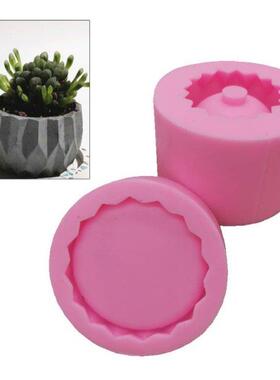 Succulents Flowerpot Epoxy Resin Mold Concrete Planter Pot S