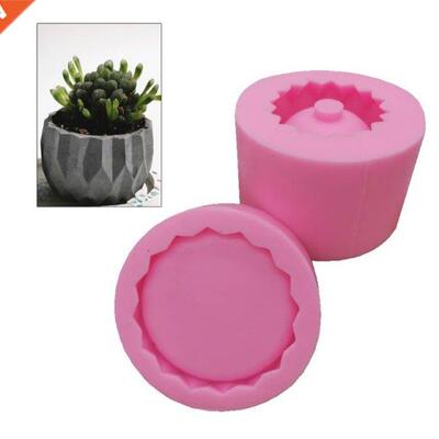 Succulents Flowerpot Epoxy Resin Mold Concrete Planter Pot S