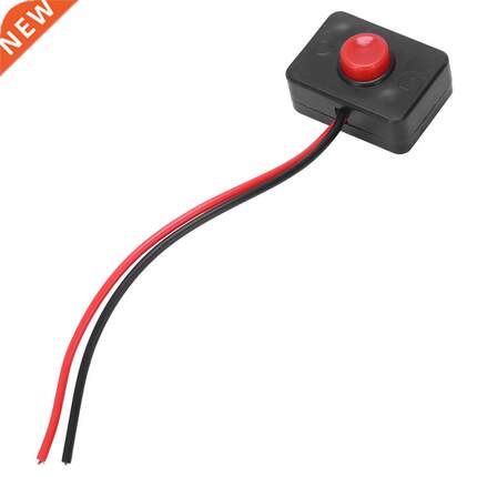 DC?12V2A Adhesive base push button momentarily action wired
