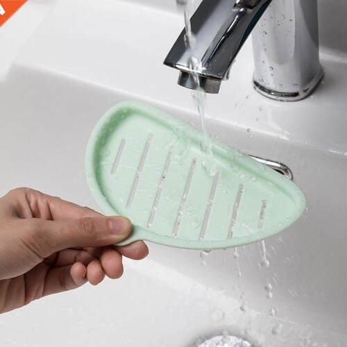 Wall Mounted Soap Holder Toilet Storage Rack Punch-free Deta