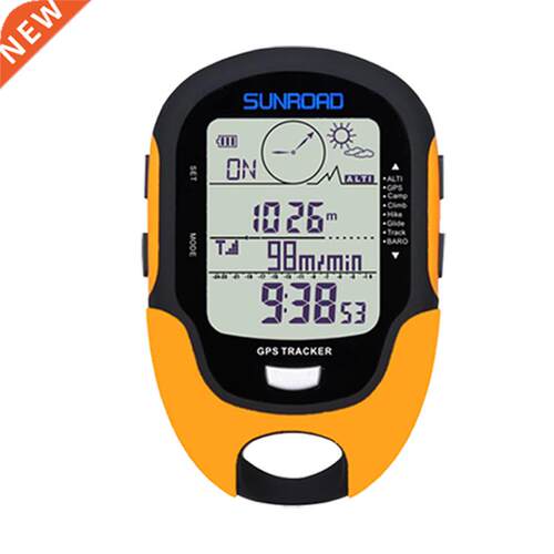 SUNROAD GPS Navigation Tracker Sport Digital Watch Army Hou