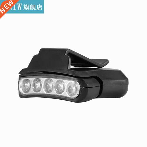 Portable Waterptoof Outdoor Fishing Camping 100LM 5 LED Clip