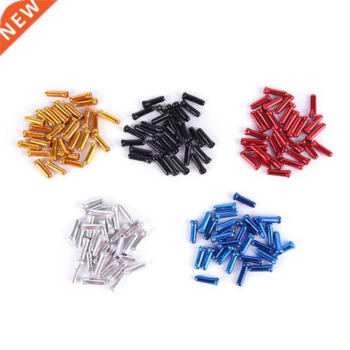 50Pcs Bicycle Brake Shifter Inner Cable End Caps Aluminum Co