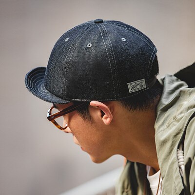 Maden Oversize Denim Men's Caps Casual Newsboy Hat Retro Ber