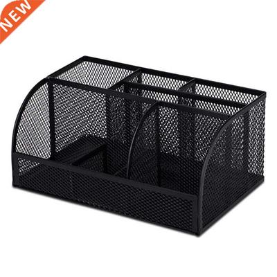 Pencil Holder Metal Basket Pen Container Mesh Desk Organizer