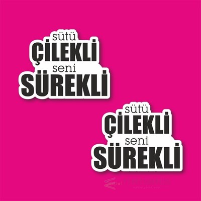 Continuous Love Laptop and Phone Sticker-Decal max.5cm 2'li