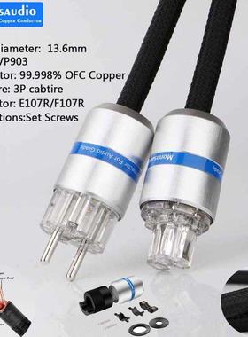 Monosaudio XHi-End Hifi Audio Power Cable Power Cord with EU