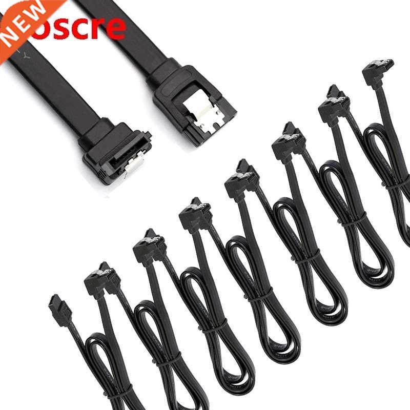 12-Pack 90 Degree Right Angle Straight SATA III 6.0 Gbps SAT