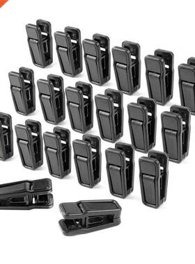 Plastic Hanger Clips Black Strong Pinch Grip Clips 适用于 Us