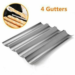 French Hot Baking Wave Steel Carbon Groove Bread