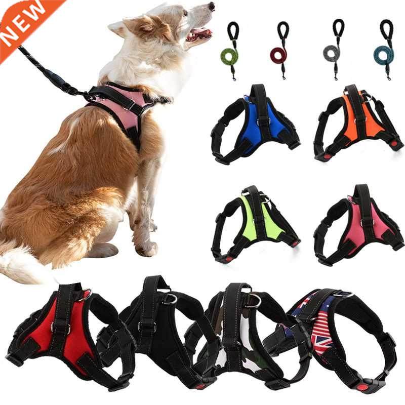 Durable Reflective Pet Dog Harness For Dogs Adjustable Big D