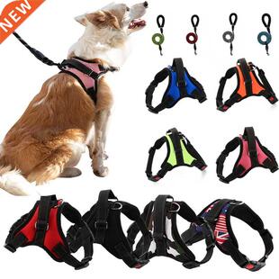 Durable Reflective Pet Dog Harness For Dogs Adjustable Big D