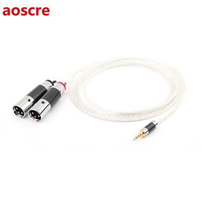 Yter HIFI 8 Cores OCC Silver Plated 4.4mm/.5mm/2.5mm TRRS B