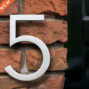 15 cm Big Silver Exterior House Number Outdoor Floating Mode