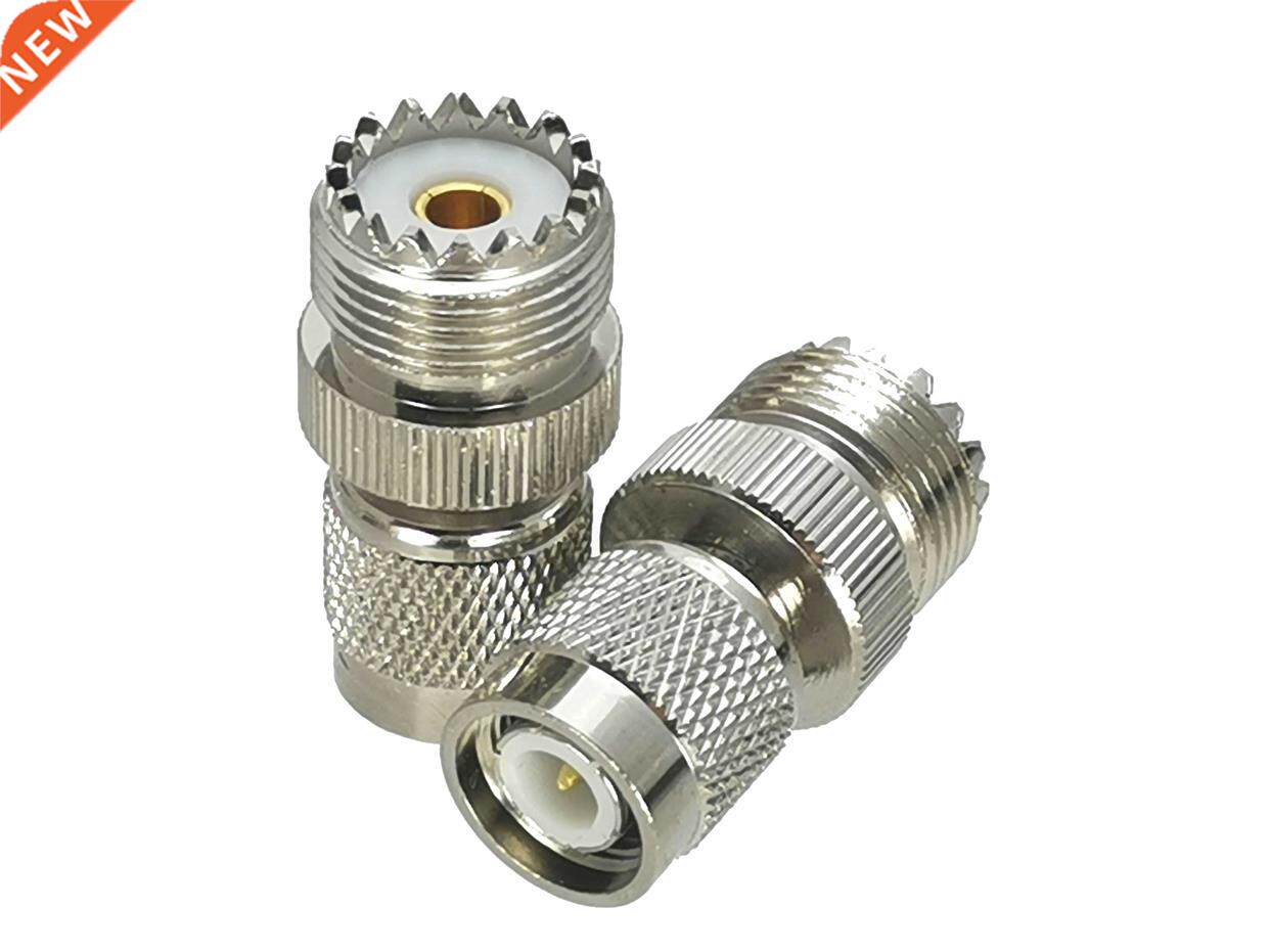 10Pcs TNC Male plug to UHF SO239 Female jack RF Adapter Conn