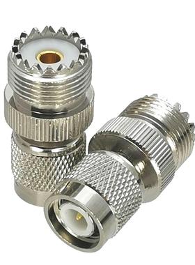 10Pcs TNC Male plug to UHF SO239 Female jack RF Adapter Conn