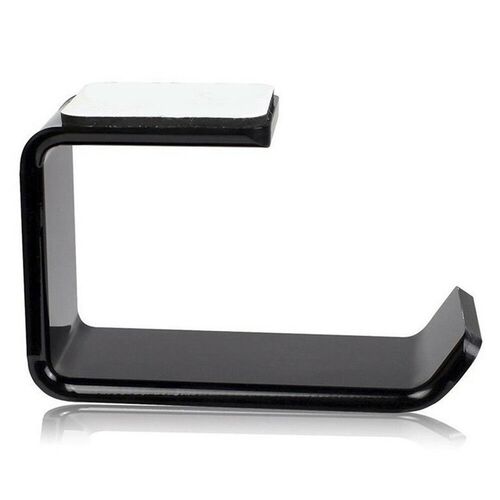 Simple Headphone Stand Hanger Hook Tape Under Desk Dual Head