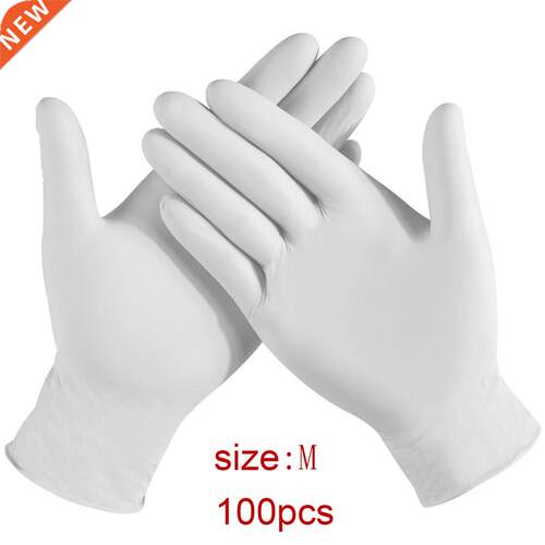 100pcs Household Kitchen Disposable Gloves Waterproof Nitril