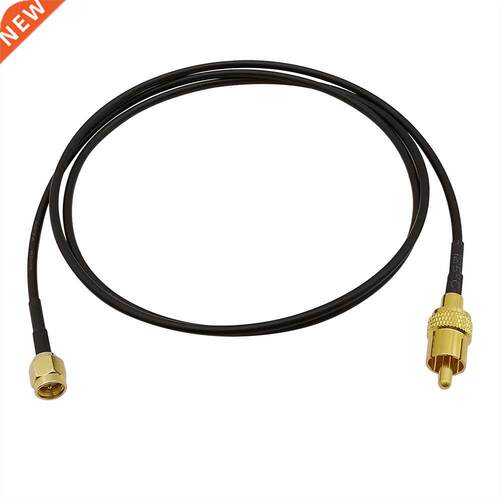 SMA Male to RCA Male Coaxial Connector 50 Ohm RG174 Cable Pi