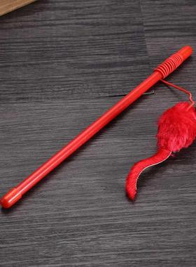 Hot Selling Pet Cat Toy Cute Design Mouse Teaser Wand Plast