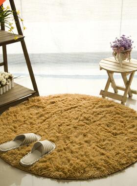 Modern Plush Round Carpet For Living Room Bedroom Fluffy Sof