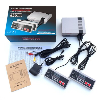 Retro Video Game Consoles 620 Games Two Control Handle Mini