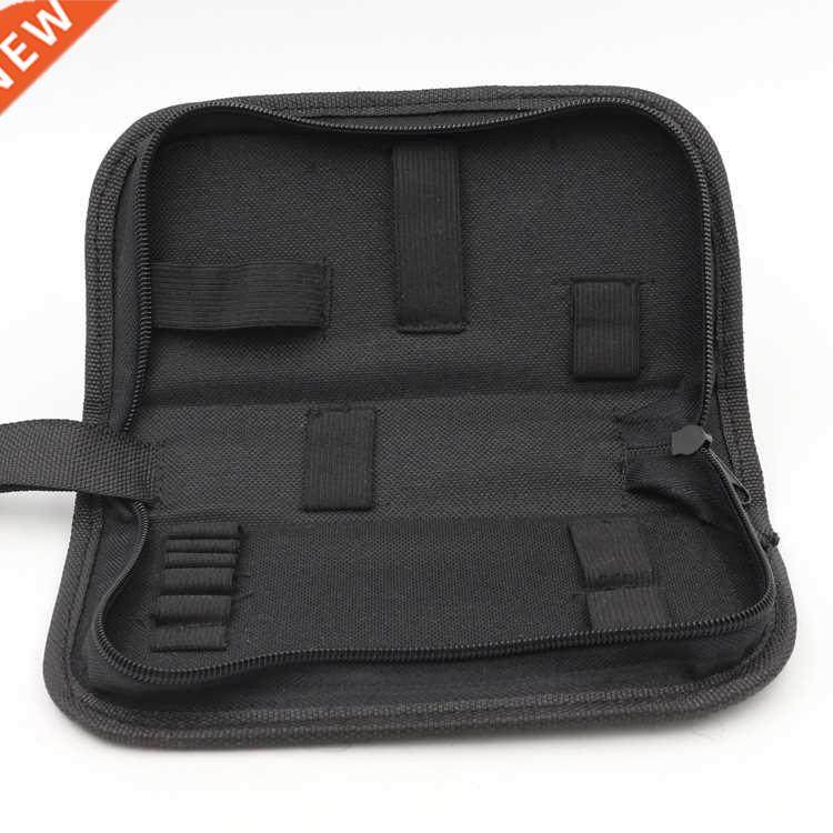 Black Multi-functional Canvas Watch Repair Tool Bag Zipper S