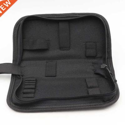 Black Multi-functional Canvas Watch Repair Tool Bag Zipper S