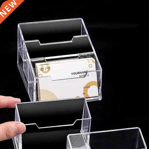 Premium Thicken Clear Business Card Holder Card Filing Box B