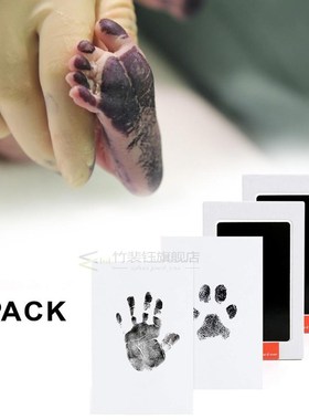 New Baby Footprints Handprint Ink Pads Safe Non-toxic Ink Pa