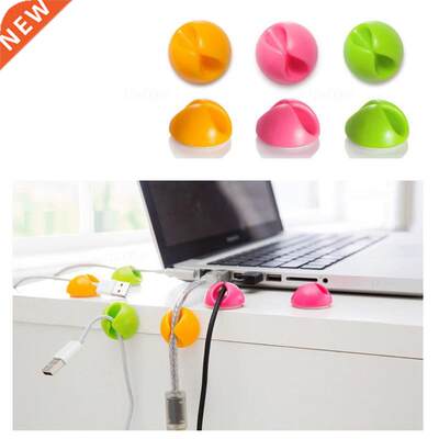 Cable Winder Organizer Clip Desk Tidy Organiser Wire Cord US