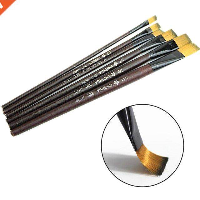 6 PCS/set Artist Paint Brush Oil Acrylic Paint Brush Artist