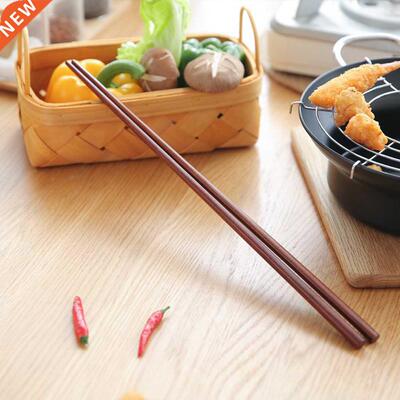 42CM Cool Household Tableware Long Fried Wood Chopsticks Noo