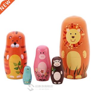 Russian Matryoshka Dolls Basswood Creative Bear Ear Nesting