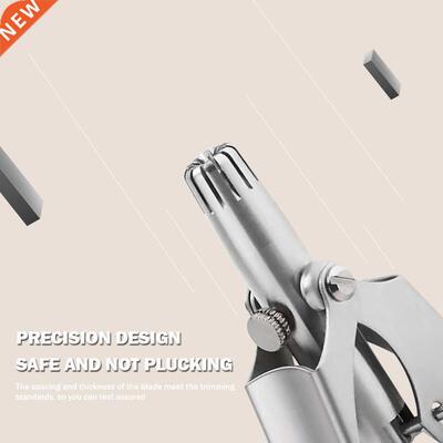 Nose Hair Trimmer Washable Manual Nose Hair Trimmer Stainles