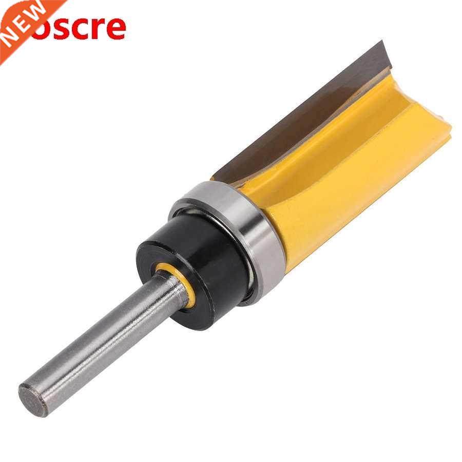 1/4in Shank Woodworking Cutter Carbon Steel Flush Router Bit