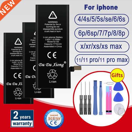 Battery for iPhone 6 6S 5 5S SE 6P 6SP 7 7Plus 8 8Plus for