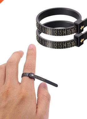Ring Size Tool Kit Finger Size Mesuring Tool with Jewel Pol