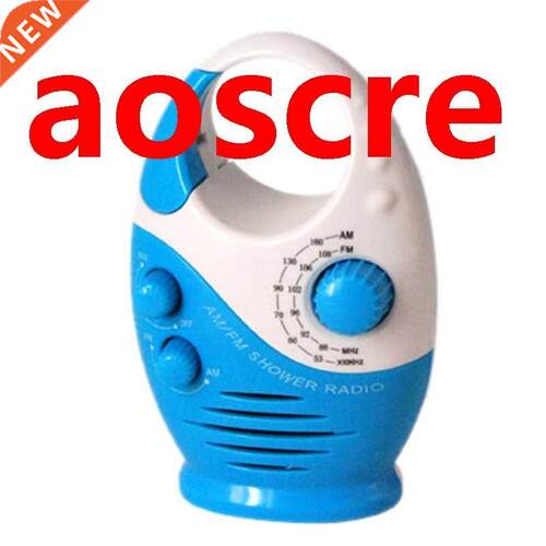 AM/FM Rado Portable Waterproof Rado Bathroom Sucton Cup H