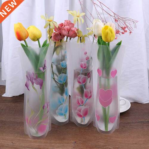 27 X 12cm PVC Plastic Foldable Vase Flowers Jardiniere