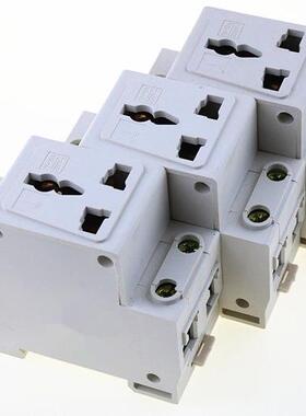 3 Pin Plug Rail Mount AC Power ac30 Modular Socket 16A 250V