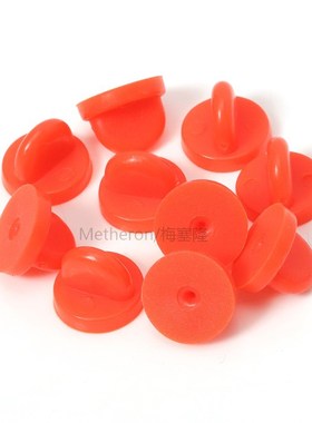 50pcs Metal/ Rubber Pins Back Brooch Buckle Button Clasps  N