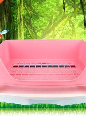 Large Rabbit Litter Box with Drawer Place Firmly Pet Bedpan