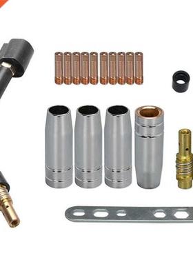 20 Pcs 15Ak Binzel Torch Consumables Electrode and Shield Cu