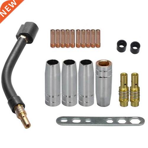 20 Pcs 15Ak Binzel Torch Consumables Electrode and Shield Cu