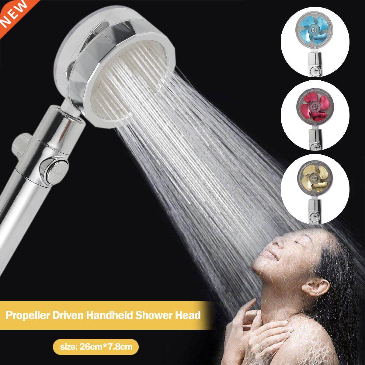 2021 Shower Head Water Saving Flow 360 Degrees Rotating With