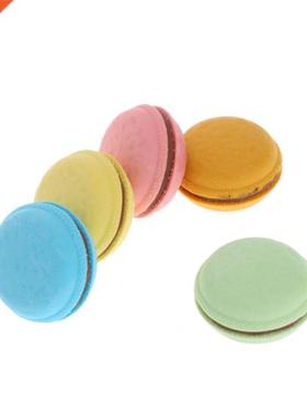 5Pcs Colorful Macaron Shape Eraser School Office Stationery