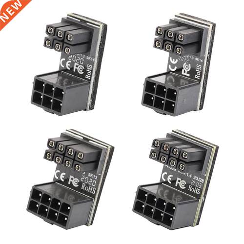 Graphics Power Steering Connector VGA PSU Adapter Elbow GPU