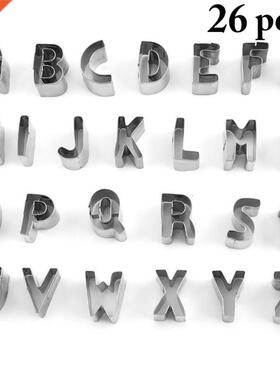 26pcs/set Cookie Cutter Biscuit Press Stamp Embosser Sugar P