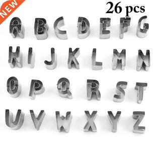 26pcs/set Cookie Cutter Biscuit Press Stamp Embosser Sugar P